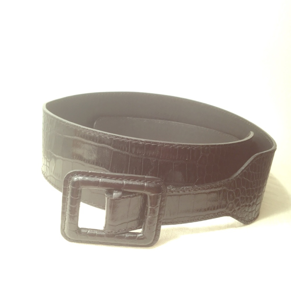 Black Leather Belt Banana Republic